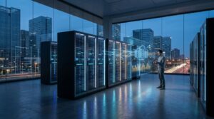 Cloud Server: Flexible Infrastruktur für moderne Anwendungen – KI-generiertes Symbolbild