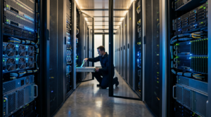 Server Hardware: So beeinflussen Komponenten den Betrieb – KI-generiertes Symbolbild